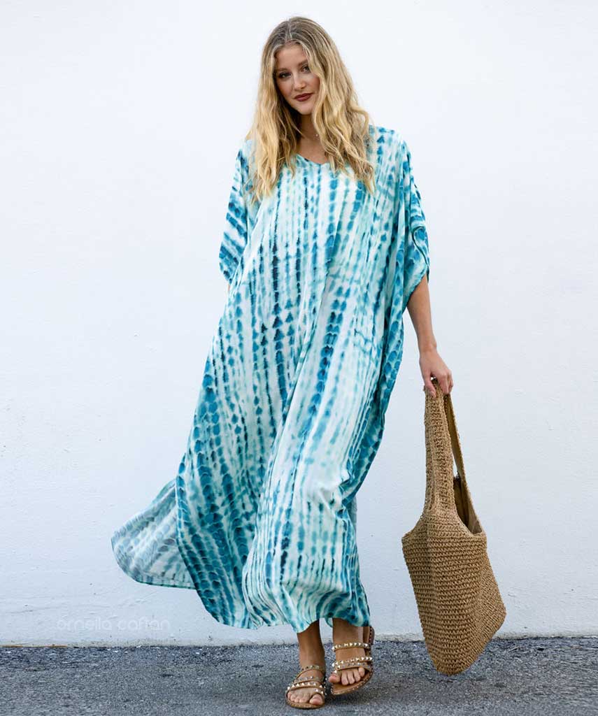 Nova | Dames Luchtige Boho Kaftan Zomerjurk | Maxi