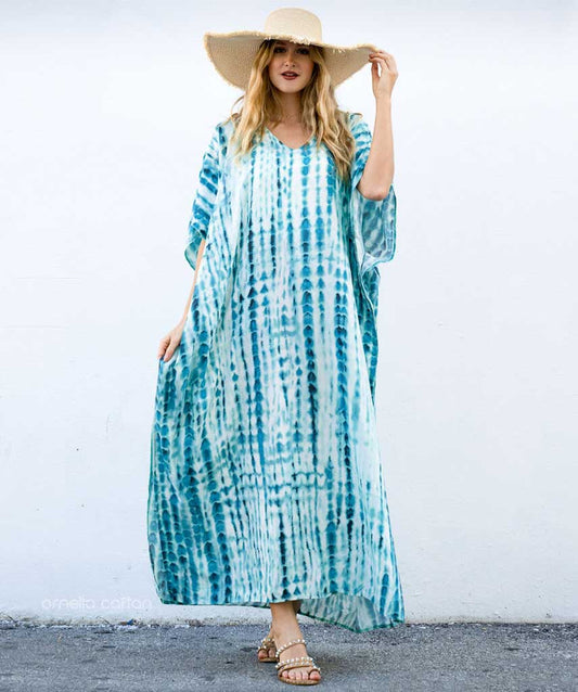 Nova | Dames Luchtige Boho Kaftan Zomerjurk | Maxi