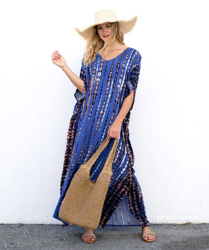 Mira | Dames Luchtige Boho Kaftan Zomerjurk | Maxi