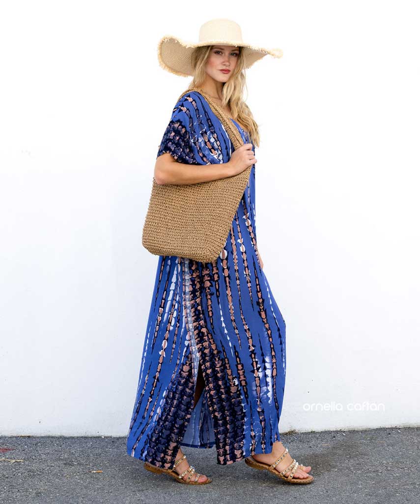 Mira | Dames Luchtige Boho Kaftan Zomerjurk | Maxi